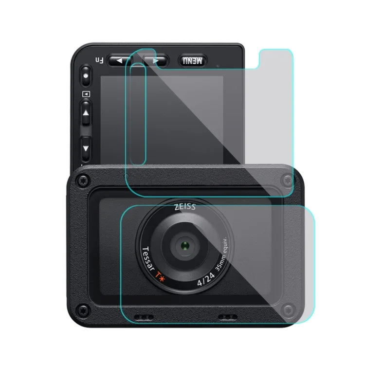 PULUZ Sony RX0 II / RX0용 전면 렌즈 및 후면 LCD 디스플레이 유연한 지문 방지 AF HD 필름, Sony RX0 II용