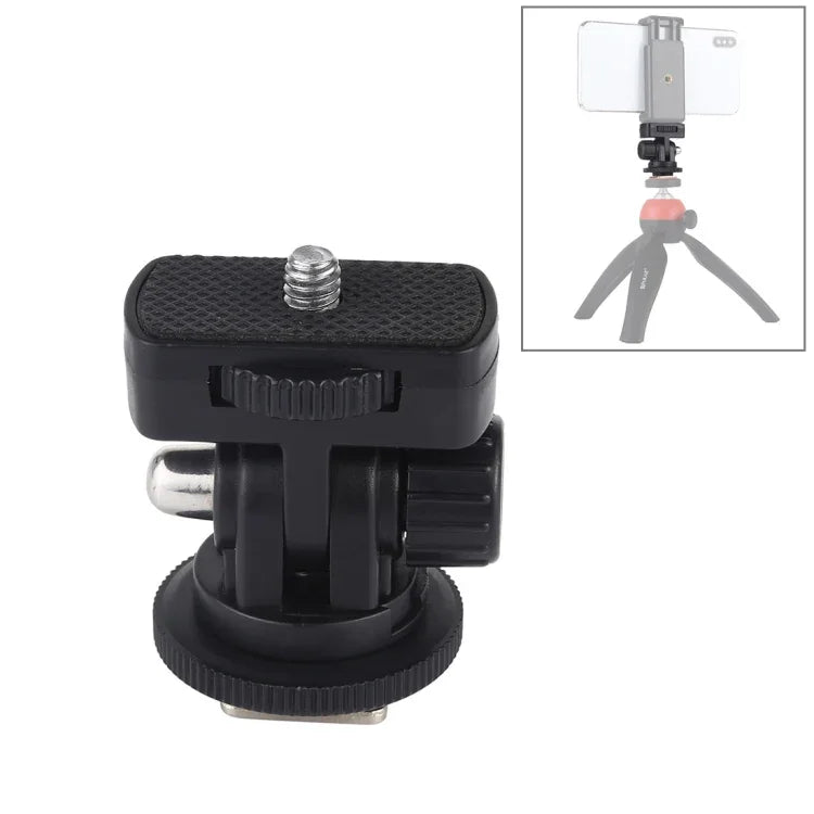 PULUZ 1/4인치 나사산 콜드 슈 삼각대 마운트 어댑터, 마운트 어댑터