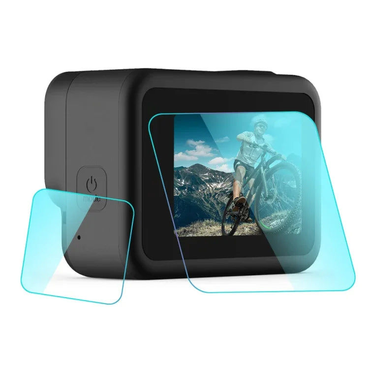 PULUZ GoPro HERO8 Black 렌즈 + LCD 디스플레이 9H 2.5D 강화 유리 필름용, GoPro HERO8 Black용