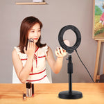 PULUZ 4.7인치 12cm 곡면 USB 10 모드 8 색상 RGBW 조광 가능한 LED 링 브이로깅 사진 영상 조명, 삼각대 볼 헤드 포함, 4.7인치 RGBW