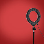 PULUZ 6.2인치 16cm USB 10 모드 8 색상 RGBW 조광 가능한 LED 링 브이로깅 사진 영상 조명, 삼각대 볼 헤드 포함, 6.2인치 RGBW