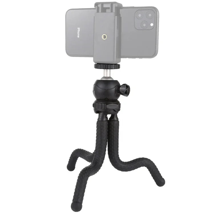 PULUZ 미니 문어형 유연한 삼각대 홀더 볼 헤드 포함 SLR 카메라, GoPro, 휴대폰용, 크기: 25cmx4.5cm, 25cm 삼각대
