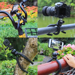 PULUZ 미니 문어형 유연한 삼각대 홀더 볼 헤드 포함 SLR 카메라, GoPro, 휴대폰용, 크기: 25cmx4.5cm, 25cm 삼각대