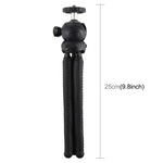 PULUZ 미니 문어형 유연한 삼각대 홀더 볼 헤드 포함 SLR 카메라, GoPro, 휴대폰용, 크기: 25cmx4.5cm, 25cm 삼각대