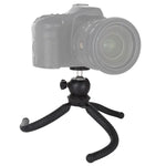 PULUZ 미니 문어형 유연한 삼각대 홀더 볼 헤드 포함 SLR 카메라, GoPro, 휴대폰용, 크기: 25cmx4.5cm, 25cm 삼각대