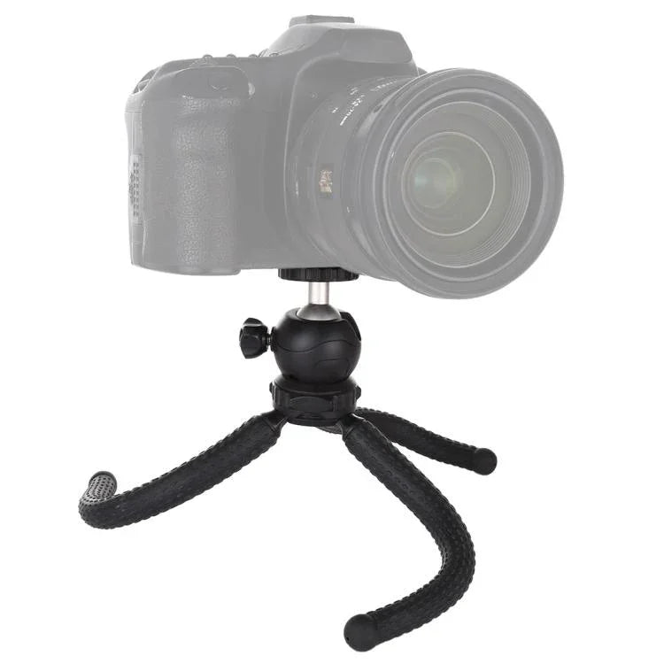 PULUZ 미니 문어형 유연한 삼각대 홀더 볼 헤드 포함 SLR 카메라, GoPro, 휴대폰용, 크기: 25cmx4.5cm, 25cm 삼각대