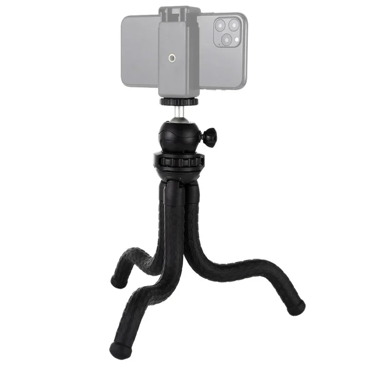 PULUZ 미니 문어형 유연한 삼각대 홀더 볼 헤드 포함 SLR 카메라, GoPro, 휴대폰용, 크기: 30cmx5cm, 30cm 삼각대