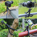 PULUZ 미니 문어형 유연한 삼각대 홀더 볼 헤드 포함 SLR 카메라, GoPro, 휴대폰용, 크기: 30cmx5cm, 30cm 삼각대