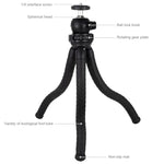 PULUZ 미니 문어형 유연한 삼각대 홀더 볼 헤드 포함 SLR 카메라, GoPro, 휴대폰용, 크기: 30cmx5cm, 30cm 삼각대
