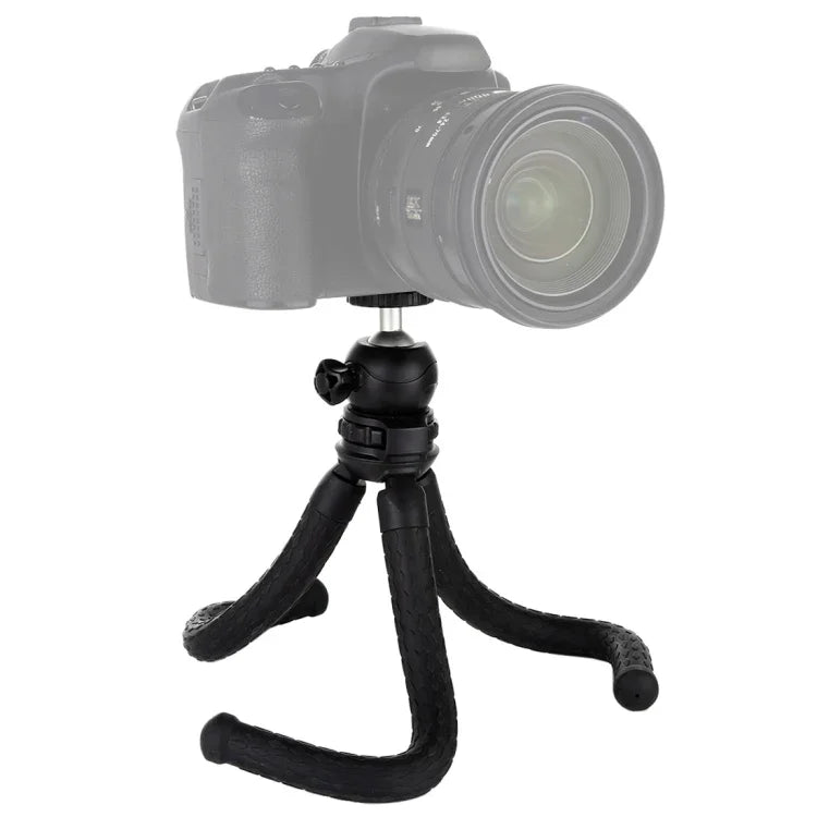 PULUZ 미니 문어형 유연한 삼각대 홀더 볼 헤드 포함 SLR 카메라, GoPro, 휴대폰용, 크기: 30cmx5cm, 30cm 삼각대