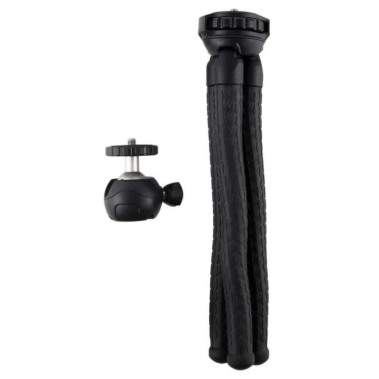 PULUZ 미니 문어형 유연한 삼각대 홀더 볼 헤드 포함 SLR 카메라, GoPro, 휴대폰용, 크기: 30cmx5cm, 30cm 삼각대