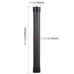 PULUZ DJI / MOZA / Feiyu V2 / Zhiyun G5 / SPG 짐벌용 탄소 섬유 확장 모노포드 폴대 연장 스틱, 길이: 35cm, 35cm