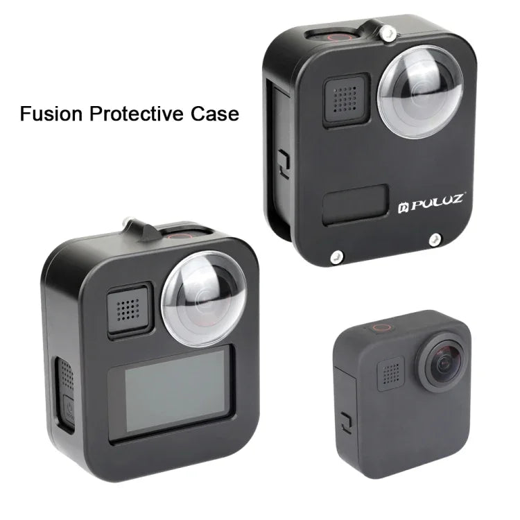 PULUZ GoPro Max용 하우징 쉘 CNC 알루미늄 합금 보호 케이지, 알루미늄 합금 케이지