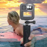 PULUZ GoPro Max용 하우징 쉘 CNC 알루미늄 합금 보호 케이지, 알루미늄 합금 케이지