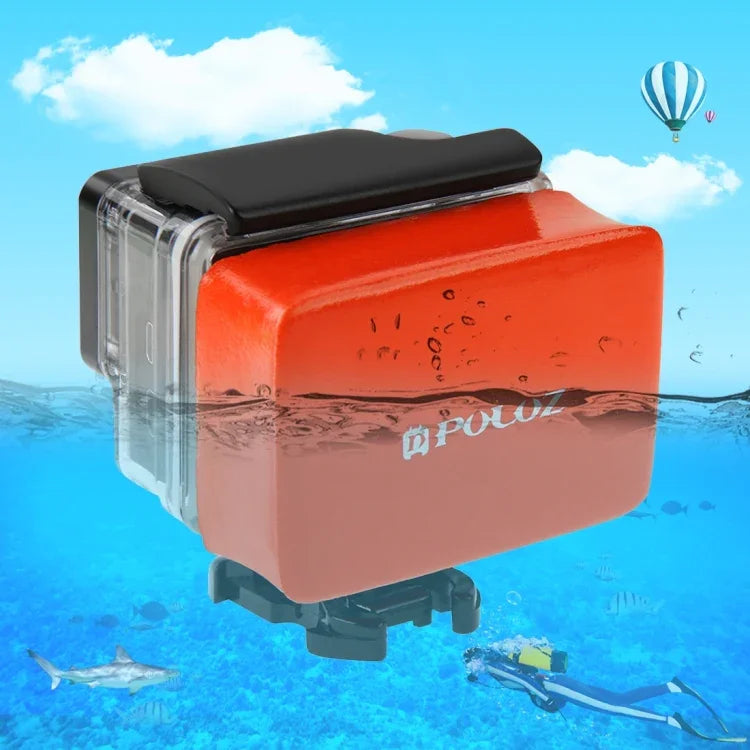 GoPro, Insta360, DJI 및 기타 액션 카메라용 PULUZ 부력 스펀지 접착 스티커 포함, 스펀지와 스티커