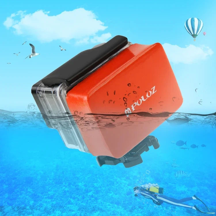GoPro, Insta360, DJI 및 기타 액션 카메라용 PULUZ 부력 스펀지 접착 스티커 포함, 스펀지와 스티커