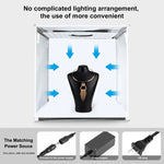 PULUZ 40cm 접이식 휴대용 백색 조명 조광 가능 사진 조명 스튜디오 촬영 텐트 박스 키트 6가지 배경색(검정, 주황, 흰색, 빨강, 초록, 파랑), 40cm 박스(미국), 40cm 박스(영국), 40cm 박스(유럽), 40cm 박스(호주)