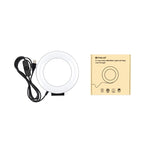 PULUZ 4.7인치 12cm 곡면 USB 백색광 LED 링 셀피 뷰티 브이로깅 사진 영상 조명, 4.7인치