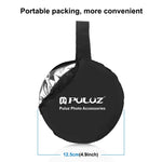 PULUZ 30cm 2-in-1 실버/골드 접이식 사진 스튜디오 반사판, 30cm 반사판