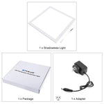 PULUZ 1000LM LED 아크릴 무극성 디밍 없는 그림자 없는 조명 패드 스위치 포함 40cm 사진 스튜디오 박스용, 라이트(US), 라이트(UK), 라이트(EU)