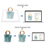 PULUZ 1000LM LED 아크릴 무극성 디밍 없는 그림자 없는 조명 패드 스위치 포함 40cm 사진 스튜디오 박스용, 라이트(US), 라이트(UK), 라이트(EU)
