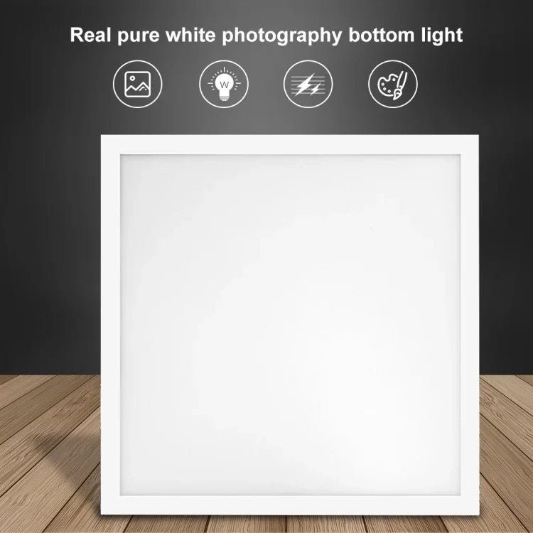 PULUZ 1000LM LED 아크릴 무극성 디밍 없는 그림자 없는 조명 패드 스위치 포함 40cm 사진 스튜디오 박스용, 라이트(US), 라이트(UK), 라이트(EU)