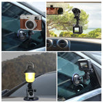 PULUZ 자동차 흡착 컵 마운트 나사 & 삼각대 마운트 어댑터 & 보관 가방 GoPro, Insta360, DJI 및 기타 액션 카메라용, 흡착 컵 마운트