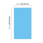 PULUZ 사진 배경 PVC 종이 키트 스튜디오 텐트 박스용, 크기: 121cm x 58cm, 배경 60cm(블루), 배경 60cm(레드), 배경 60cm(B), 배경 60cm(W)