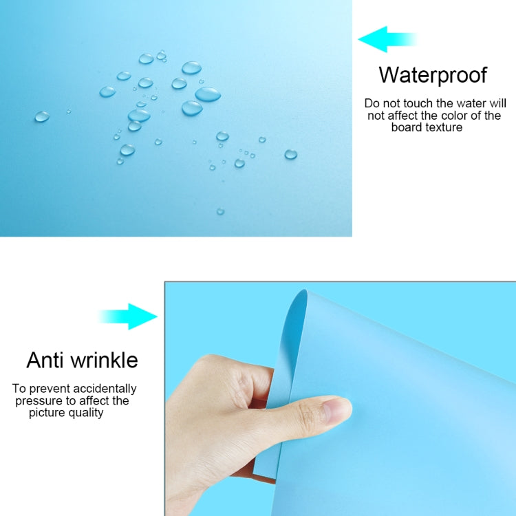 PULUZ 사진 배경 PVC 종이 키트 스튜디오 텐트 박스용, 크기: 121cm x 58cm, 배경 60cm(블루), 배경 60cm(레드), 배경 60cm(B), 배경 60cm(W)