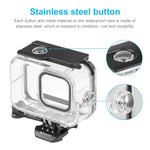 GoPro HERO13 Black /12 Black /11 Black /10 Black /9 Black용 PULUZ 60m 방수 하우징 보호 케이스, 버클 기본 마운트 및 나사 포함, GoPro HERO9 Black용