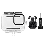 GoPro HERO13 Black /12 Black /11 Black /10 Black /9 Black용 PULUZ 60m 방수 하우징 보호 케이스, 버클 기본 마운트 및 나사 포함, GoPro HERO9 Black용