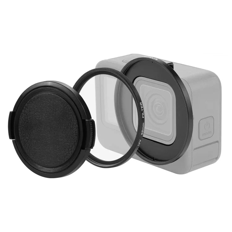 PULUZ 52mm UV 렌즈 필터 GoPro HERO12 Black /11 Black Mini /11 Black /10 Black /9 Black용, 어댑터 링 포함, UV 필터
