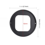 PULUZ 52mm UV 렌즈 필터 GoPro HERO12 Black /11 Black Mini /11 Black /10 Black /9 Black용, 어댑터 링 포함, UV 필터