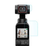 DJI OSMO Pocket 2용 PULUZ 9H 2.5D HD 강화유리 렌즈 보호필름 + 스크린 필름, DJI OSMO Pocket 2용