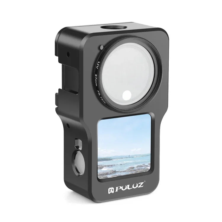 DJI Action 2용 PULUZ CNC 알루미늄 합금 케이지, 알루미늄 케이지 (블랙), 알루미늄 케이지 (티타늄 색상)
