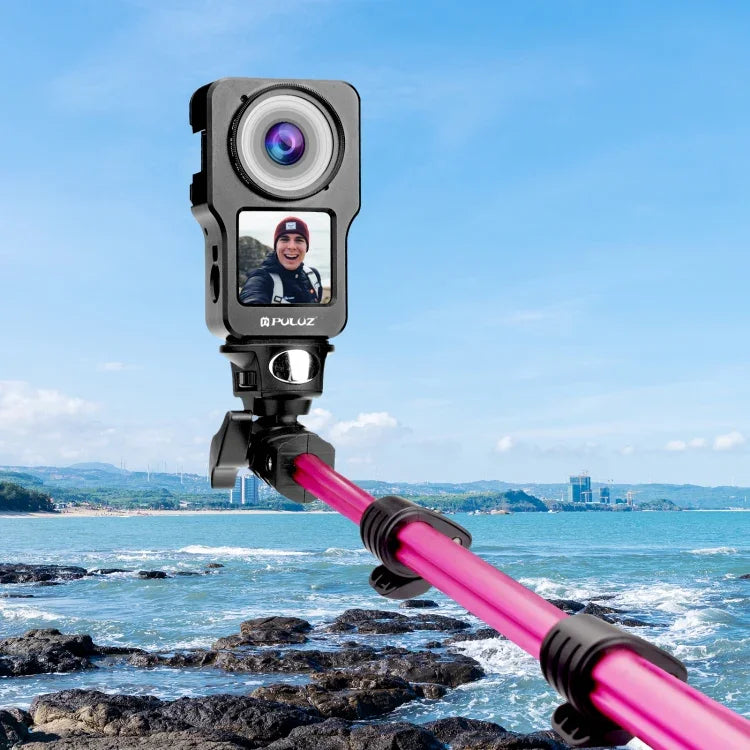DJI Action 2용 PULUZ CNC 알루미늄 합금 케이지, 알루미늄 케이지 (블랙), 알루미늄 케이지 (티타늄 색상)