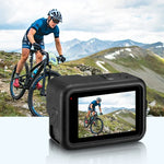GoPro HERO12 Black /11 Black /10 Black /9 Black용 PULUZ 실리콘 보호 케이스 + POM 측면 인터페이스 커버 손목 스트랩 & 렌즈 커버 포함, GoPro HERO12 Black 실리콘 케이스 + 측면 커버용