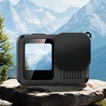 GoPro HERO12 Black /11 Black /10 Black /9 Black용 PULUZ 부드러운 TPU 고무 긁힘 방지 카메라 렌즈 보호 캡 커버, GoPro HERO12 Black 렌즈 캡용