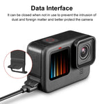 GoPro HERO13 Black /12 Black /11 Black /10 Black /9 Black용 PULUZ POM 플라스틱 배터리 측면 인터페이스 커버, POM 플라스틱 측면 커버
