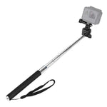 PULUZ 고프로, 인스타360, DJI 및 기타 액션 카메라용 확장형 핸드헬드 셀피 모노포드, 길이: 22.5-80cm, 길이: 22.5-100cm