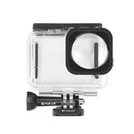 PULUZ 고프로 HERO12 Black /11 Black /11 Black Mini /10 Black /9 Black 맥스 렌즈 모드용 40m 방수 하우징 보호 케이스 버클 기본 마운트 및 나사 포함, 고프로 Hero11 Black / HERO10 Black용