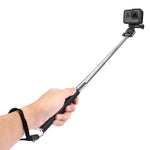 PULUZ 고프로, 인스타360, DJI 및 기타 액션 카메라용 확장형 핸드헬드 셀피 모노포드, 길이: 22.5-80cm, 길이: 22.5-100cm