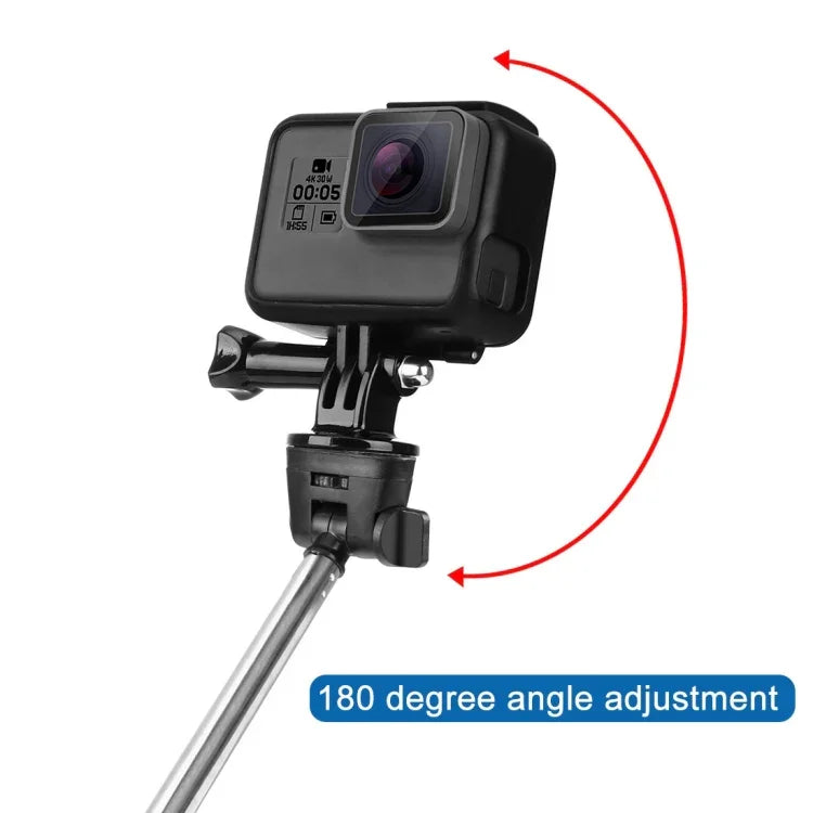 PULUZ 고프로, 인스타360, DJI 및 기타 액션 카메라용 확장형 핸드헬드 셀피 모노포드, 길이: 22.5-80cm, 길이: 22.5-100cm