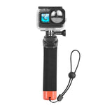 PULUZ 고프로, 인스타360, DJI 및 기타 액션 카메라용 스트랩 및 퀵 릴리스 베이스가 있는 부력 폼 핸드 그립, 폼 부력 핸드 그립