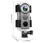 PULUZ Insta360 ONE X2용 30m 수중 방수 하우징 케이스, Insta360 ONE X2용 수중 케이스
