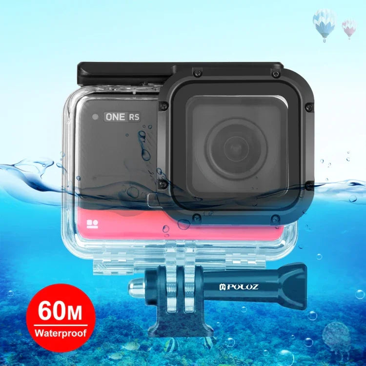 PULUZ 60m 수중 깊이 다이빙 케이스 방수 카메라 하우징 Insta360 One RS 4K 에디션용, Insta360 One RS 4K 에디션 다이빙 케이스용