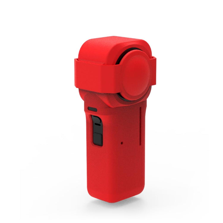 PULUZ Insta360 One RS 1인치 360 에디션용 렌즈 커버 포함 실리콘 보호 케이스, 실리콘 케이스(검정), 실리콘 케이스(빨강)
