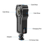 PULUZ Insta360 ONE RS 1인치 360 에디션용 콜드 슈 포함 보호 케이지 리그 하우징 프레임, 보호 케이지