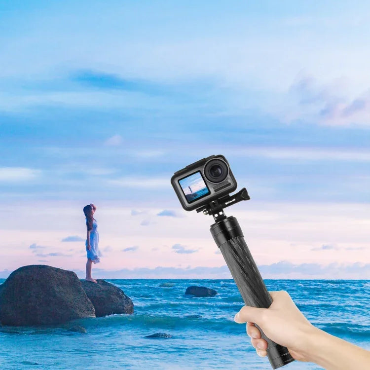 PULUZ DJI / MOZA / Feiyu V2 / Zhiyun G5 짐벌용 21cm 탄소 섬유 확장 모노포드 스틱, 21cm