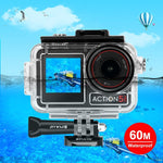 DJI Osmo Action 5 Pro / 3 / 4용 PULUZ 60m 방수 수중 하우징 다이빙 케이스 콜드 슈 & 버클 기본 마운트 & 나사 포함, DJI Osmo Action 3 / 4 방수 케이스용